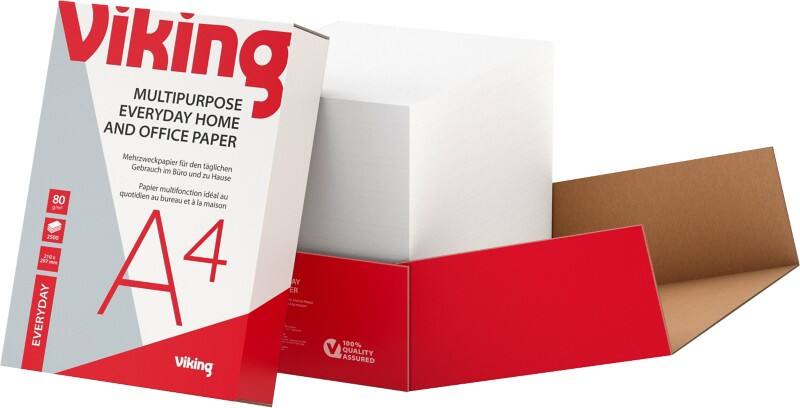 Papier imprimante Viking Everyday A4 80 g/m² Blanc éclatant 153 CIE 2500 Feuilles