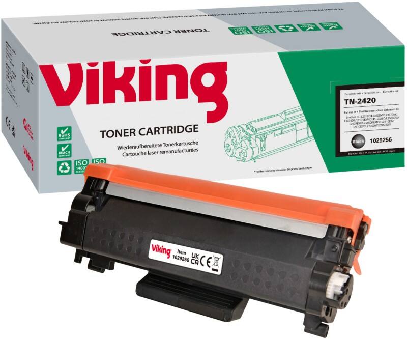 Toner Viking compatible Brother TN2420 Noir