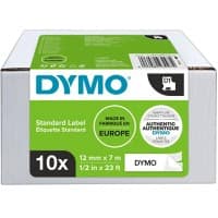 Dymo 99012 Prolypro Blanc : étiquettes compatibles 89x36 mm - Etiquettes -Expert