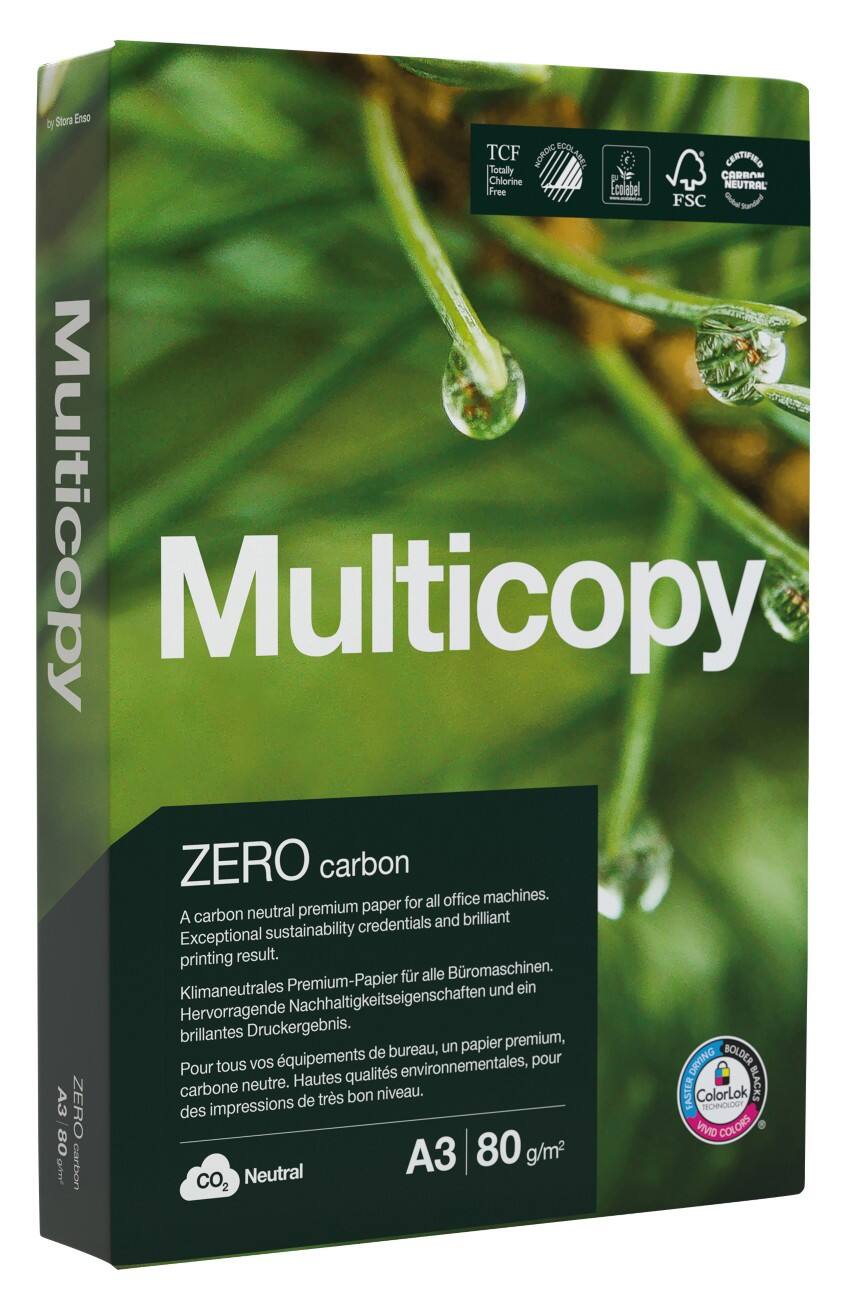 Papier MultiCopy A3 80 g/m² Blanc 500 feuilles