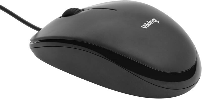 Souris filaire Viking HM5064 Capteur optique Câble 1,8 m USB-A Noir