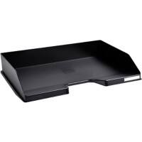 Corbeille à courrier Office Depot Polystyrène Noir A5, A4 500 Feuilles 36,4 x 25,5 x 6,5 cm