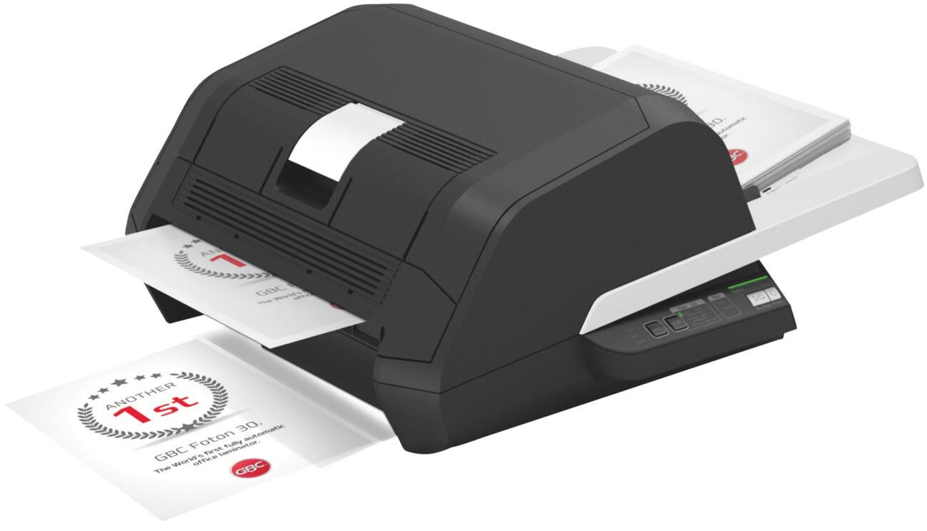 Plastifieuse automatique GBC Foton 30 A3 A3 700 mm/min. 4 min temps de préchauffage 125 (2 x 125 microns)