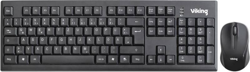 Clavier et souris Sans fil Ativa HKM8117 QWERTZ