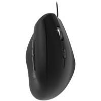 Souris ergonomique filaire Ativa ERGO Capteur optique Pour droitiers Câble 1,5 m USB-A Noir