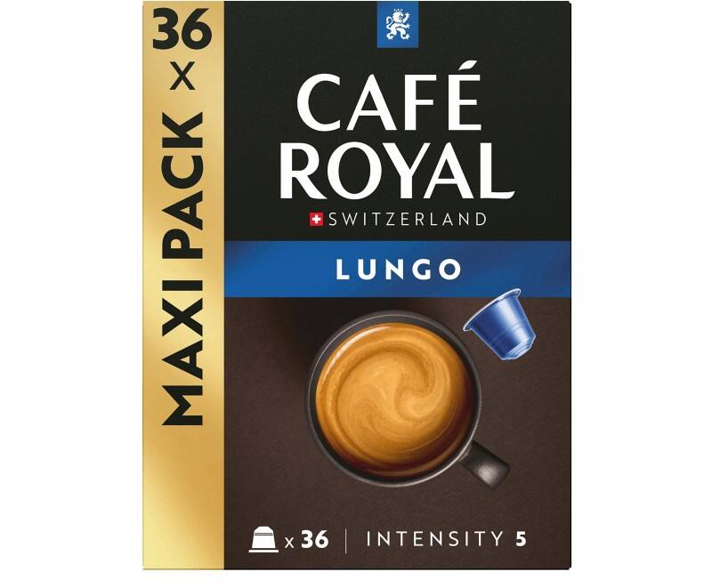 Capsules de café CAFÉ ROYAL Capsules Lungo 36 Unités de 5,2 g