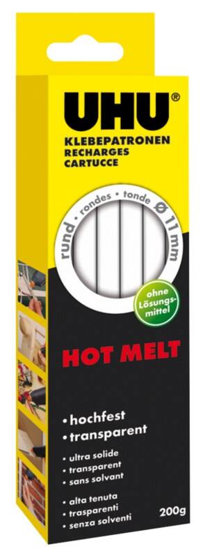 Cartouche de colle UHU Permanente Liquide Transparent 47865 10 unités