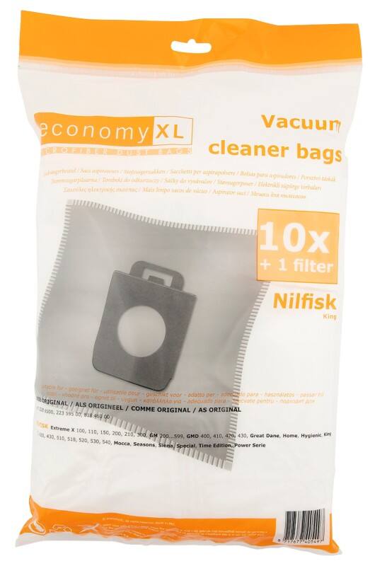 Sacs pour aspirateur Economy XL Pour Nilfisk 10 Unités