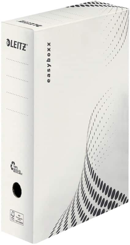 Boîtes d'archivage Leitz easyboxx 6132 900 feuilles A4 blanc carton 10 x 35 x 25 cm 25 Unités