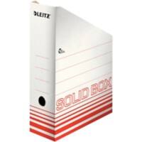 Porte-revues Leitz Solid 4607 900 feuilles A4 rouge claire carton 10 x 26 x 32 cm 10 unités