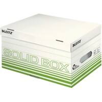 Boîtes d'archivage Leitz Solid 6117 avec couvercle format S vert claire carton 26,5 x 37 x 19,5 cm 10 unités