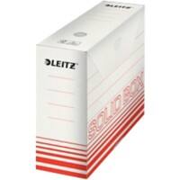 Boîtes d'archivage Leitz Solid 6128 900 feuilles A4 rouge claire carton 10 x 25,7 x 33 cm 10 unités