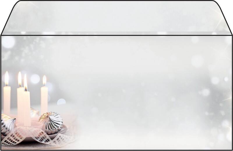 Enveloppes Sigel 90 g/m² DL Argenté, gris 50 Unités