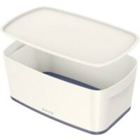 Boîte de rangement Leitz MyBox WOW 5 L Blanc, gris Plastique 31,8 x 38,5 x 19,8 cm