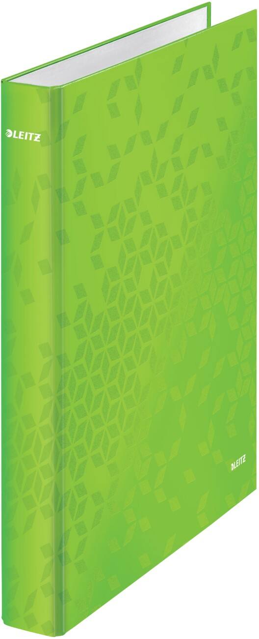 Classeur à anneaux Leitz WOW 2 anneaux 25 mm carton pelliculé A4+ Vert
