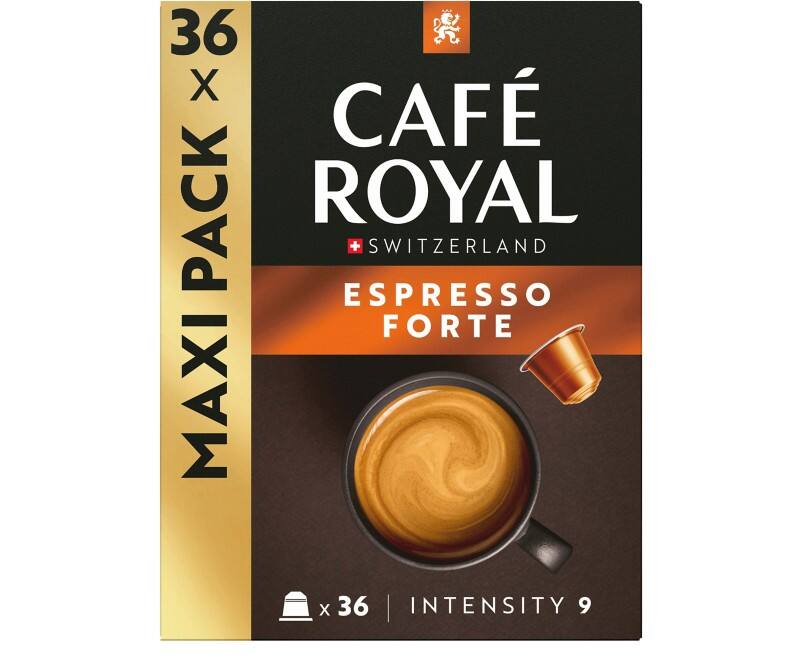 Capsules de café CAFÉ ROYAL Espresso forte 36 Unités de 5,2 g