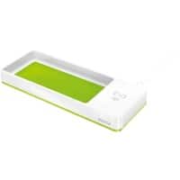Organiseur de bureau avec chargeur Qi inductif Leitz WOW Dual Blanc, vert 26,6 x 10,1 x 2,8 cm
