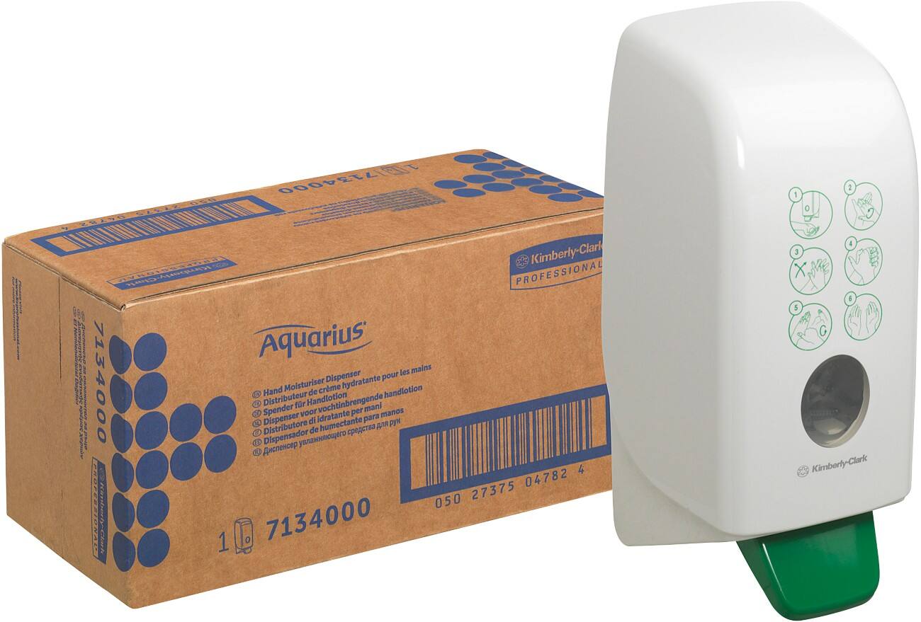 Distributeur de crème hydratante pour les mains Aquarius 7134 Blanc