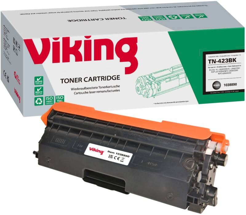 Toner Viking compatible Brother TN423BK Noir
