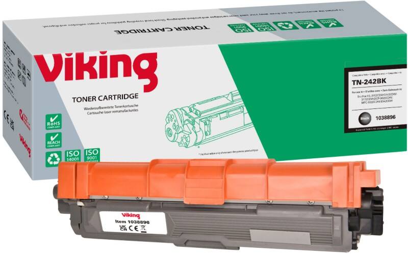 Toner Viking compatible Brother TN-242-BK Noir