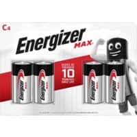 Piles Energizer Max C LR14 1,5V Alcaline 4 unités