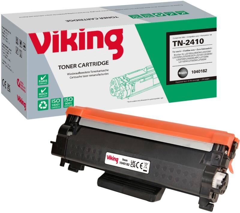 Toner Viking compatible Brother TN2410 Noir