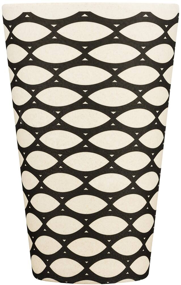 Tasse de café Ecoffee Cup Carter De Base Noir, blanc