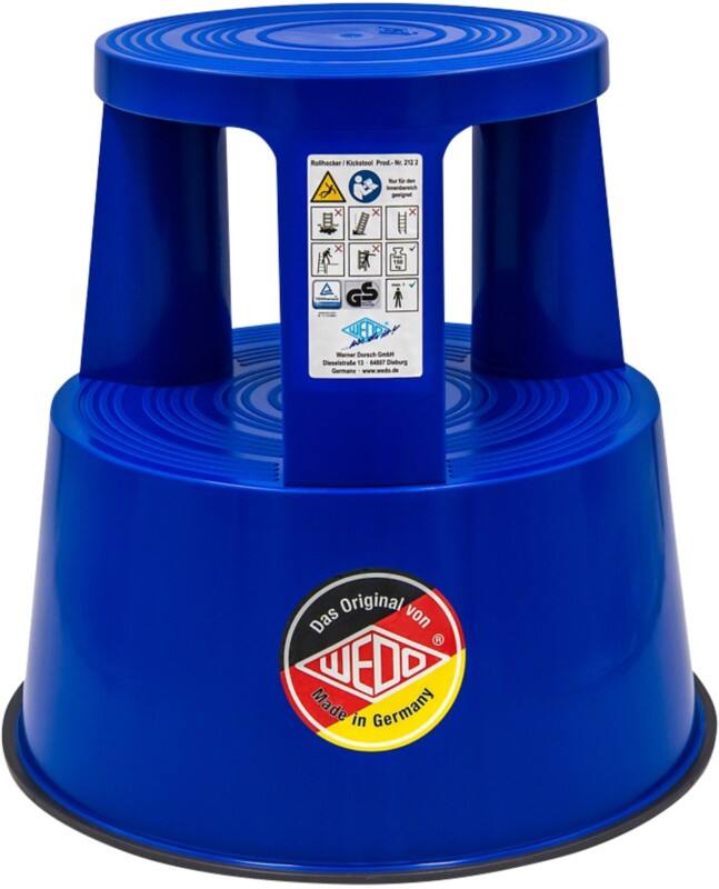 Marchepied WEDO 212 203 Hauteur Ajustable PP (Polypropylène) Bleu 44 x 44 x 43 cm