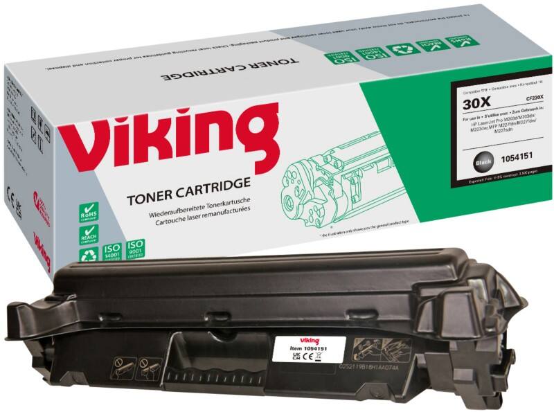 Toner Viking 30X Compatible HP CF230X Noir