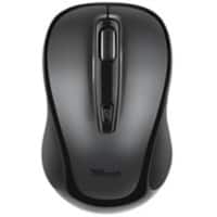 Souris sans fil Trust Siero Silencieux Capteur optique Ambidextre USB-A Micro récepteur Noir