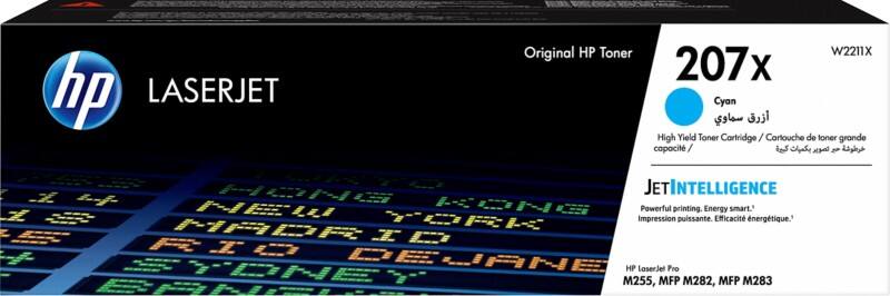 Toner HP 207X D'origine W2211X Cyan
