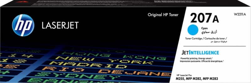 Toner HP 207A D'origine W2211A Cyan