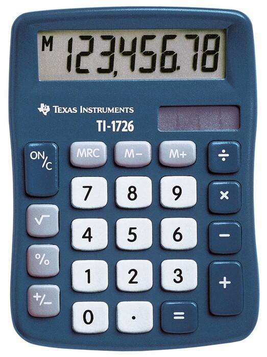 Calculatrice De Bureau Texas Instruments TI-1726 83 mm