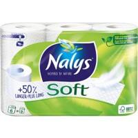 Papier toilette Nalys Soft Maxi 2 épaisseurs 418360 6 Rouleaux de 210 Feuilles