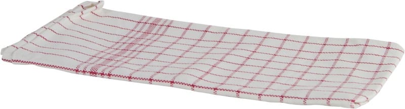 Torchon BETRA Blanc, Rouge 6 Unités