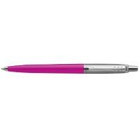 Stylo-bille Parker Jotter Rétractable 0,5 mm Pointe moyenne Argenté, magenta 2075996