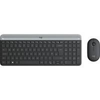 Clavier et souris Logitech QWERTZ Noir MK470