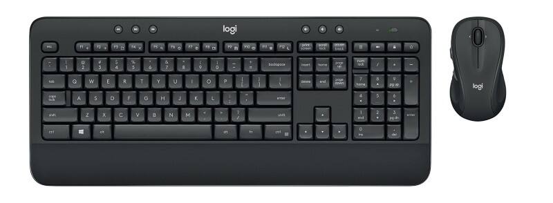 Ensemble clavier et souris sans fil Logitech QWERTZ (DE) MK545 Advanced Noir