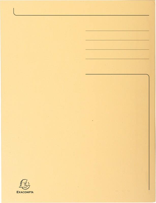 Farde à 3 rabats Exacompta Forever 449002E Folio Bulle Carton recyclé 24,5 x 35 cm