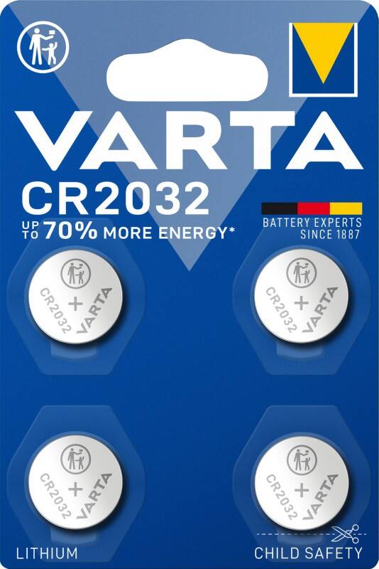 Piles électroniques VARTA CR2032 4 Unités