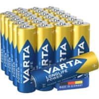 Pile alcaline VARTA High Energy AA AA 2950 mAh Alcaline 1.5 V 24 Unités