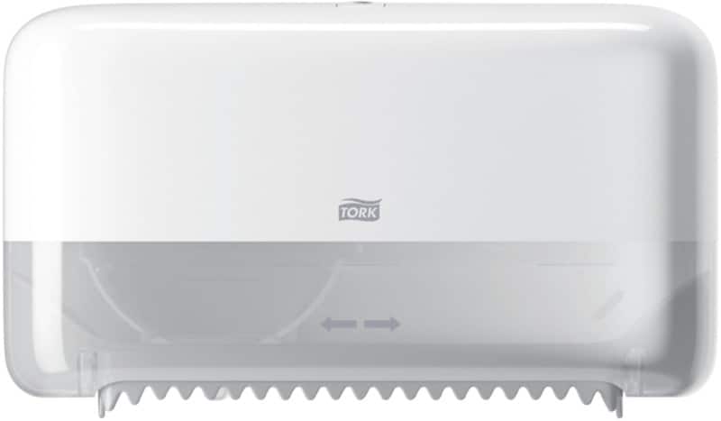 Distributeur de rouleaux de toilette Tork T7 Twin Sans noyau Taille moyenne