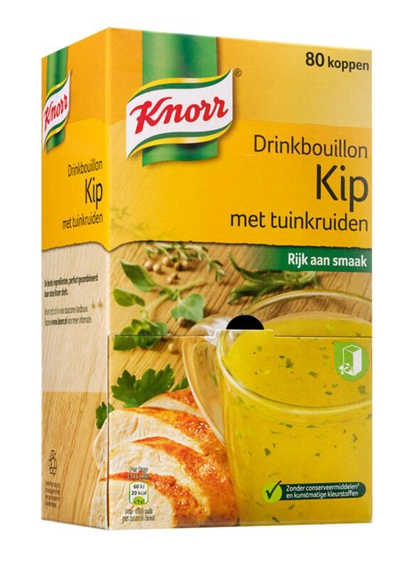 Bouillon Knorr Poulet aux herbes 80 unités