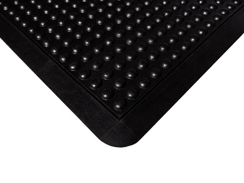 Tapis Bulle etm Caoutchouc Noir 60 x 90 cm