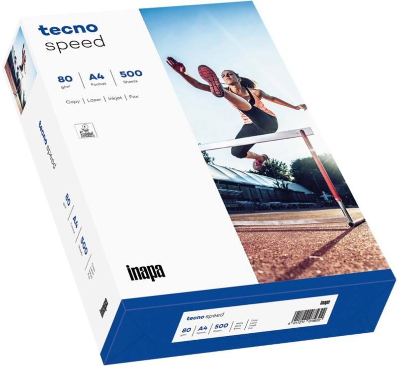 Papier imprimante Speed A4 tecno Blanc 80 g/m² Mat 500 Feuilles