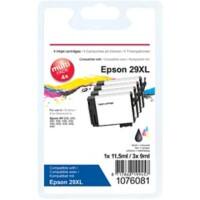 Cartouche jet d’encre Office Depot compatible Epson 29XL Noir, cyan, magenta, jaune 4 unités