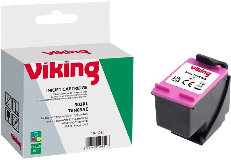 Cartouche jet d'encre Viking 303XL compatible HP 303XL Multicolore