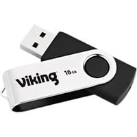 Clé USB Viking 2.0 16 Go Argenté, noir