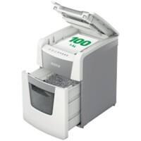 Destructeur de documents automatique Leitz IQ Autofeed Small Office 100 Coupe micro Niveau de sécurité P-5 100 feuilles en automatique & 6 feuilles en manuel