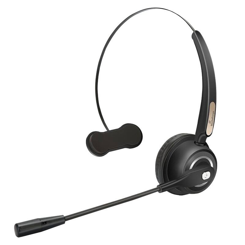 Casque MediaRange MROS305 Sans fil Par dessus l'Oreille Bluetooth, USB Avec Microphone Mono